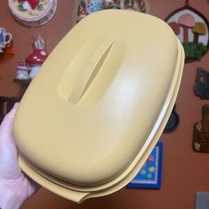 Vintage 1970's Tupperware Complete Harvest Gold Steamer